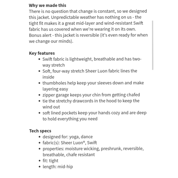 LULULEMON Dance Studio Jacket III - Picture 9 of 9